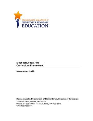 Massachusetts Arts Curriculum Framework
