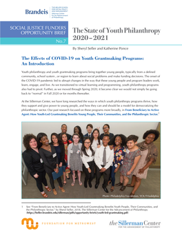 The State of Youth Philanthropy 2020 – 2021