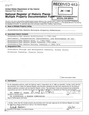 National Register of Historic Places Multiple Property Documentation FOI Ifferagency RESOURCES Dtvision NATIONAL PARK SERVICE
