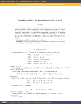 Completeness in Quasi-Pseudometric Spaces