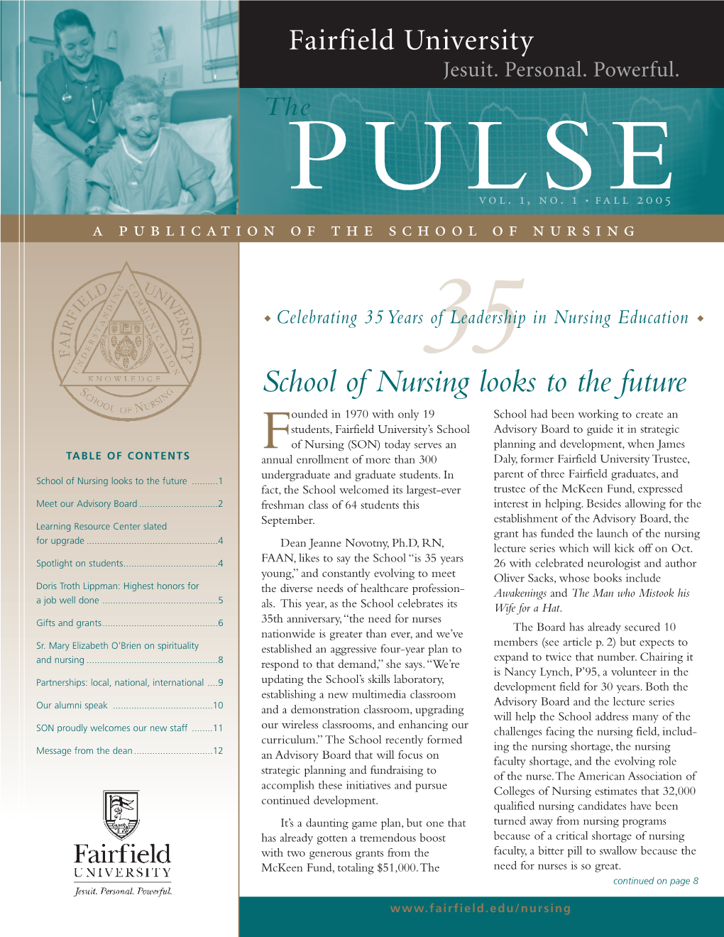 School of Nursing Looks to the Future