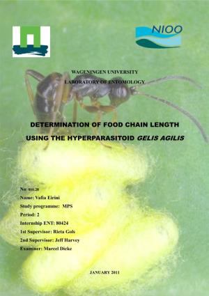 Determination of Food Chain Length Using The