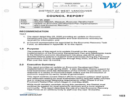 COUNCIL REPORT Westvancouver