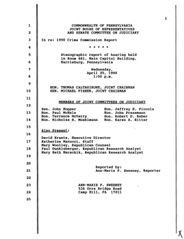 1990 Crime Commission Report