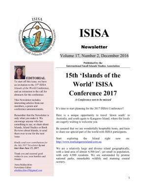 ISISA Conference 2017