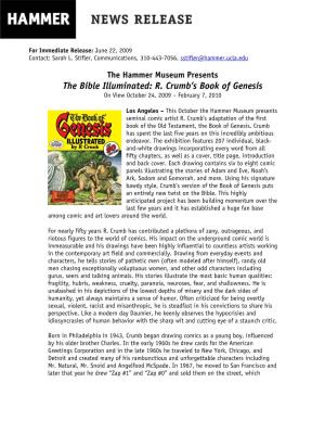 R. Crumb's Book of Genesis
