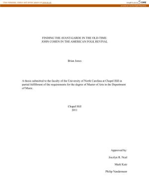 UNC Thesis Submission Final