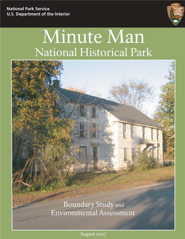 Minute Man National Historical Park Boundary Study