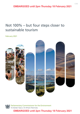 Not 100% – but Four Steps Closer to Sustainable Tourism