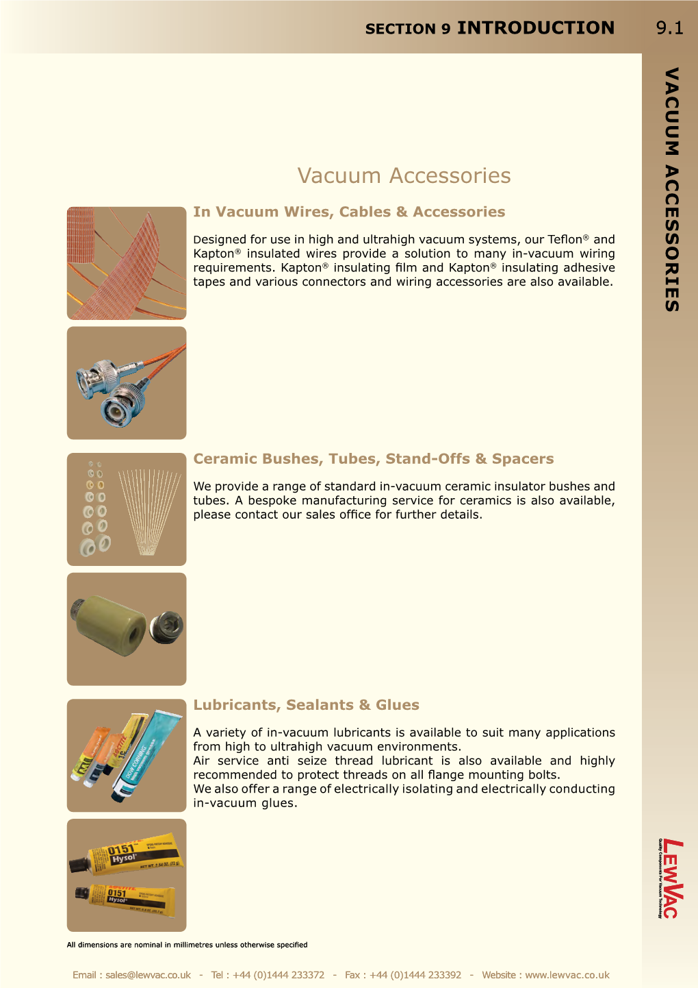 9.1 Vacuum Accessories