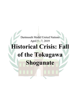 Historical Crisis: Fall of the Tokugawa Shogunate