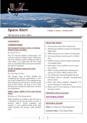 Space Alert Volume V, Issue 4 – October 2017