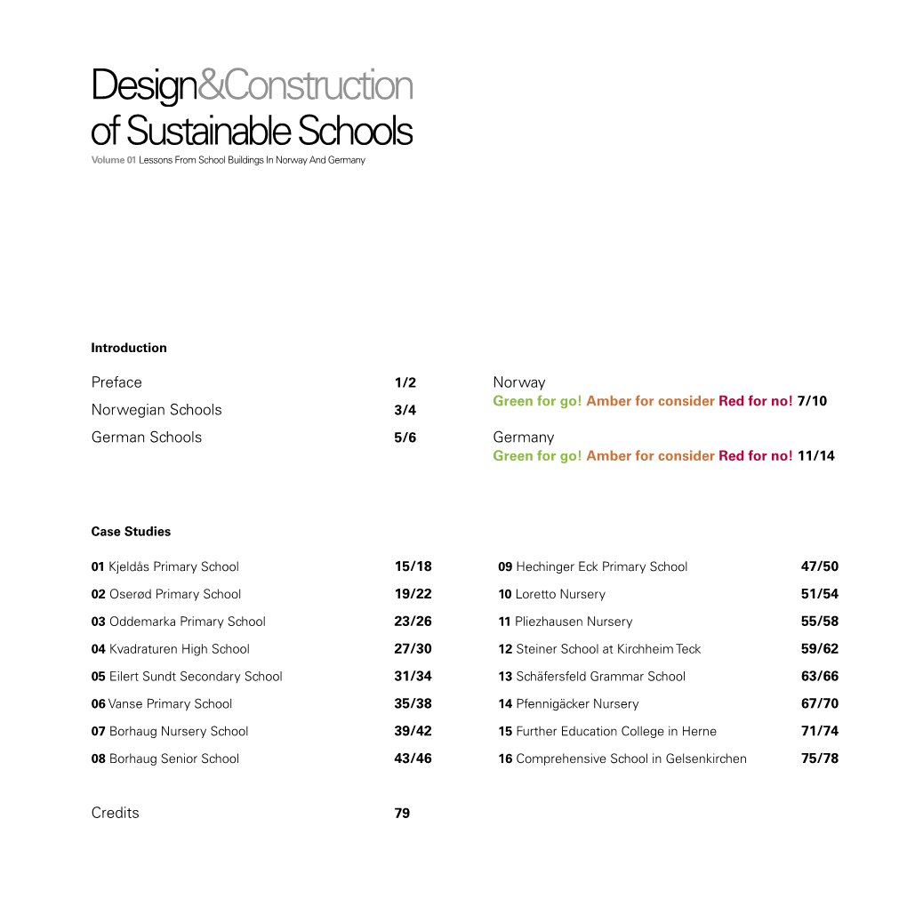 Design and Construction of Sustainable Schools