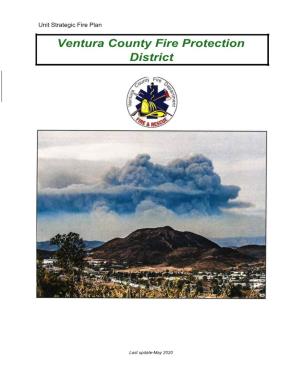 Ventura County Fire Protection District Unit Strategic Fire Plan 2020