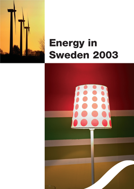 Energy in Sweden 2003 Fpreface