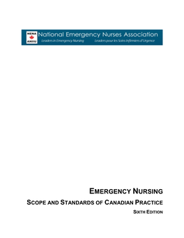 Emergency Nursing Scope and Standards of Canadian Practice