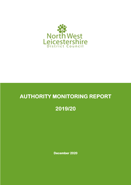 Authority Monitoring Report 2019/20