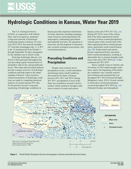 Hydrologic Conditions in Kansas, Water Year 2019
