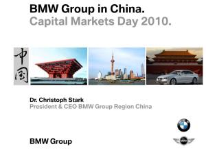 BMW Group in China. Dr