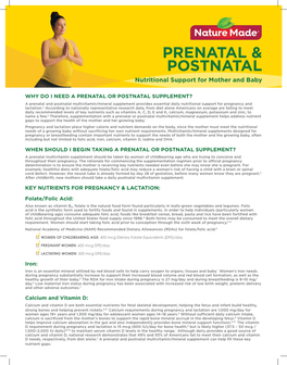 Prenatal & Postnatal