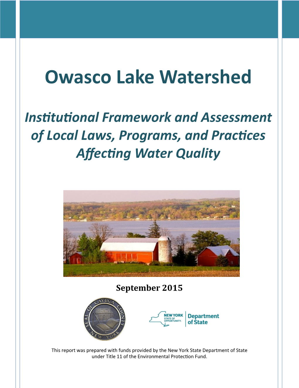 Owasco Lake Watershed