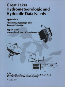 Great Lakes Hydrometeorologic and Hydraulic Data Needs
