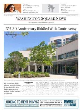 NYUAD Anniversary Riddled with Controversy