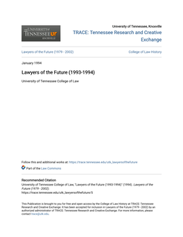 Lawyers of the Future (1993-1994)