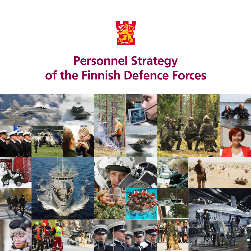 Personnel Strategy of the Finnish Defence Forces Suomenlahden Meripuolustusalue