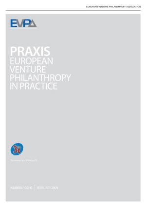 Praxis European Venture Philanthropy in Practice