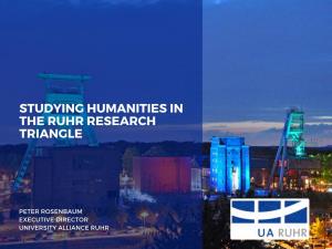 Humanities Graduate Programs at UA Ruhr
