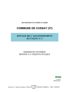 Commune De Cussay (37)