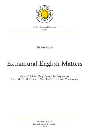 Extramural English Matters