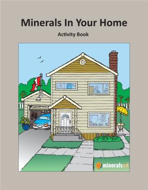 Minerals in Your Home Activity Book Minerals in Your Home Activity Book