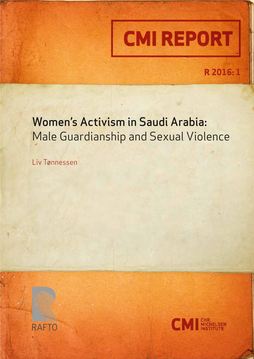 Women's Activism in Saudi Arabia: Male Guardianship and Sexual