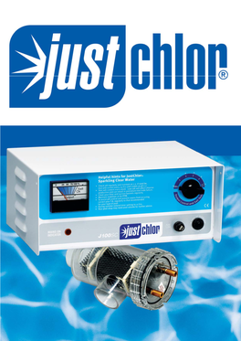 JUSTCHLOR OWNERS HANDBOOK Page 1 of 16 Created By: Product Management – Just Range of Products – Jasco Trading (Pty)