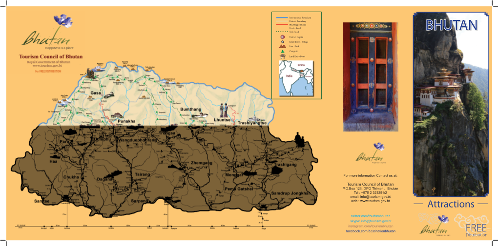 Tcb M6cssyk5 Bhutan Attractions Flyer.Pdf