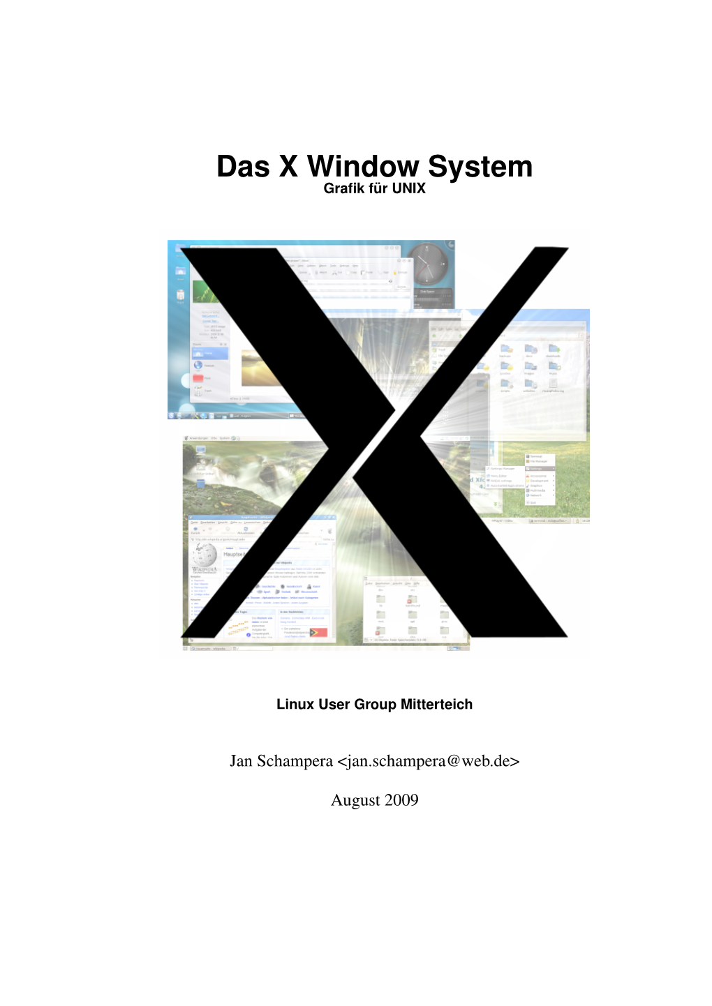 Das X Window System Graﬁk Für UNIX