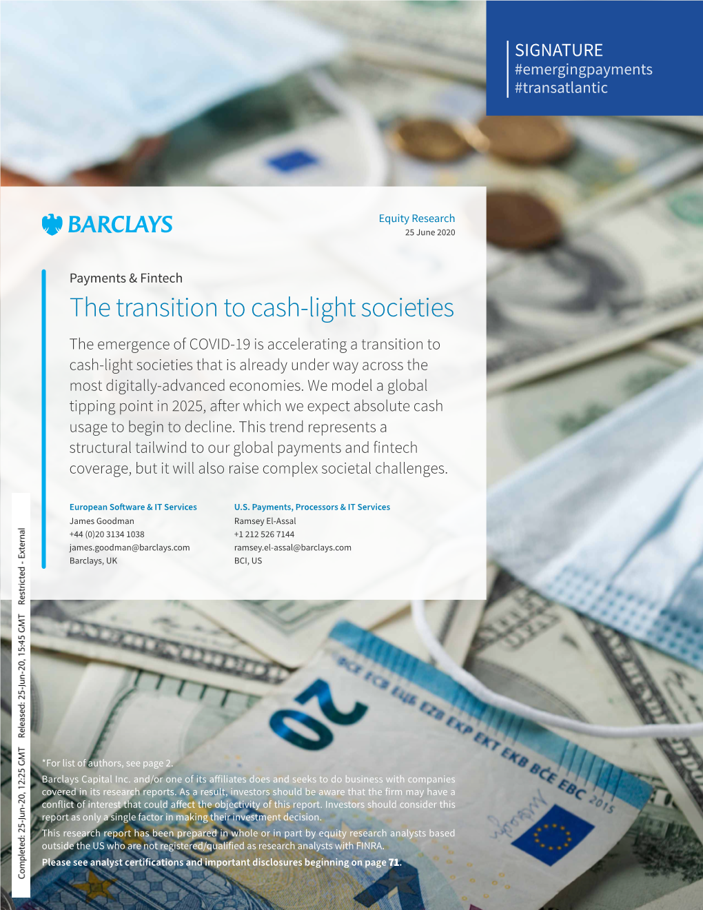 The Transition to Cash-Light Societies