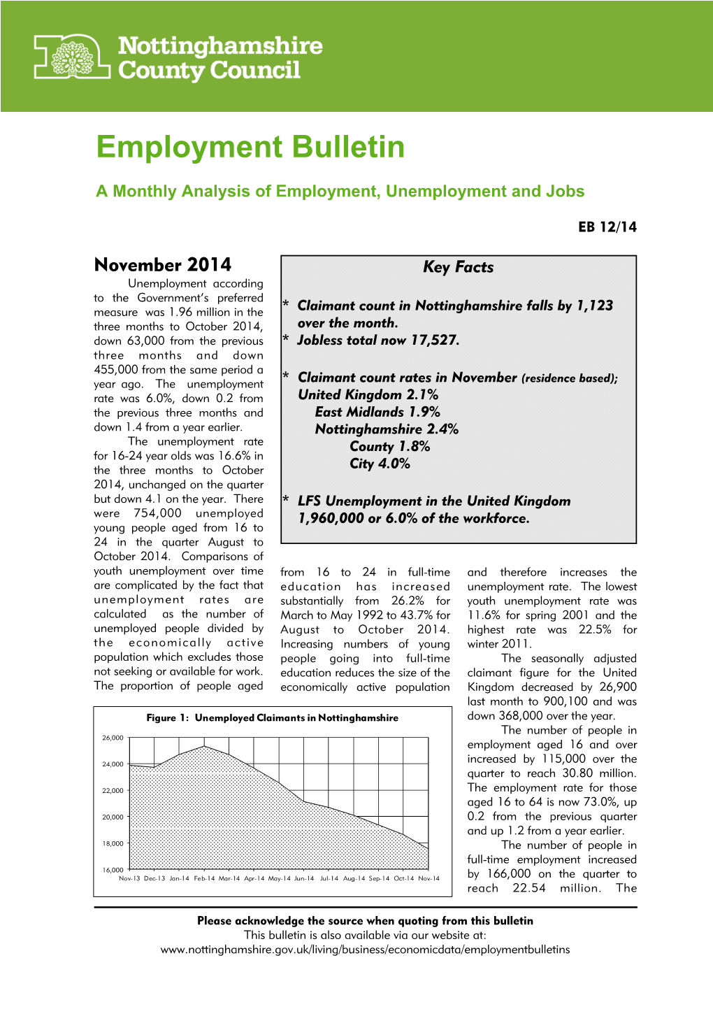 Employment Bulletin EB12/14