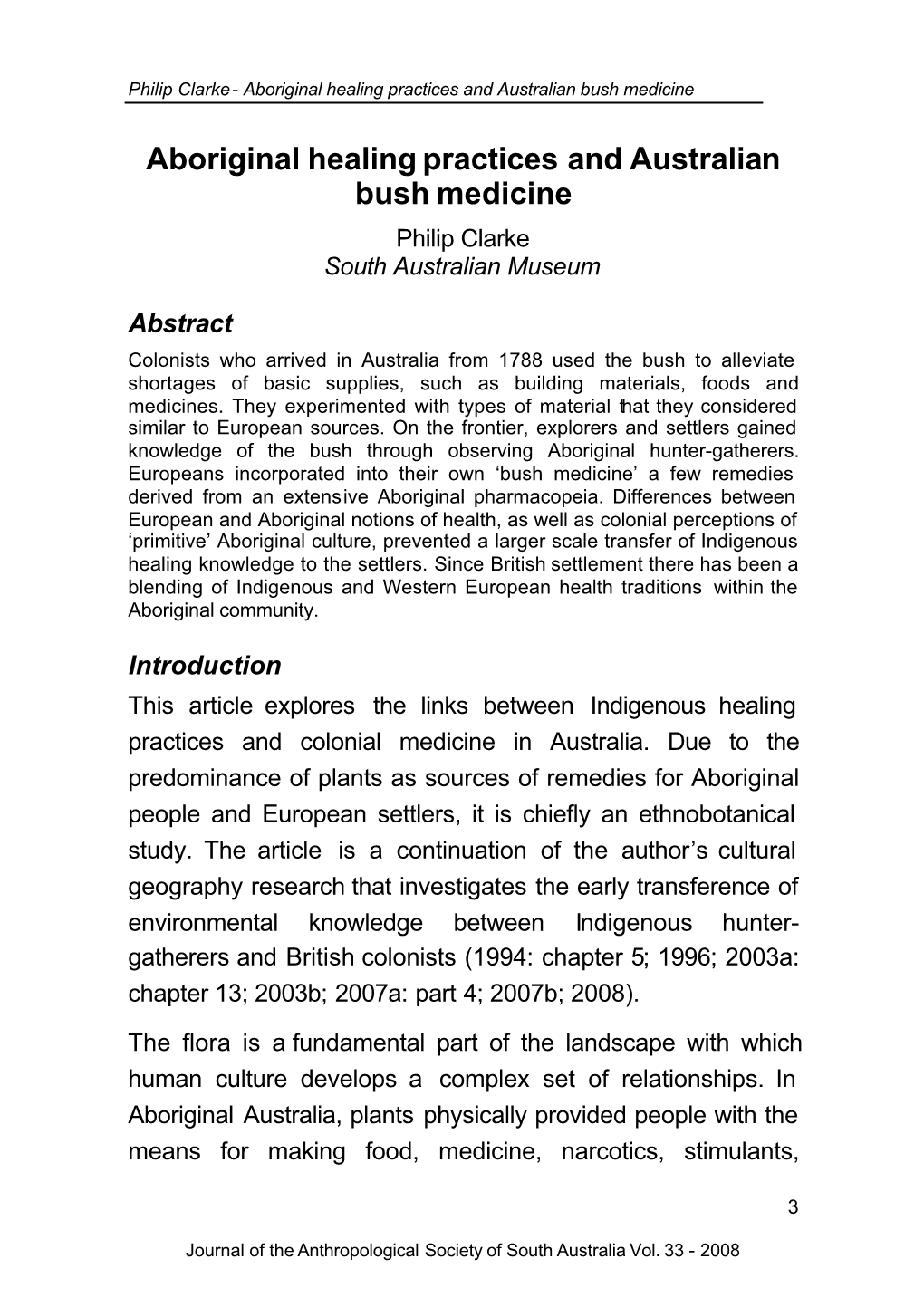 Aboriginal Healing Practices and Australian Bush Medicine