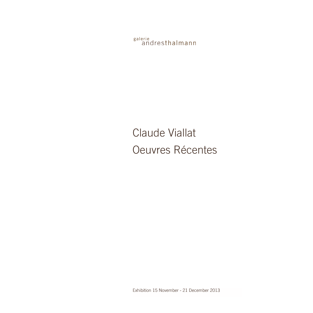 Claude Viallat Oeuvres Récentes