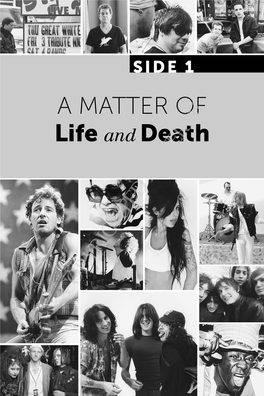 A MATTER of Life and Death