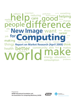 A Report in Their First Wave to Understand the Image of Computing Among Youth
