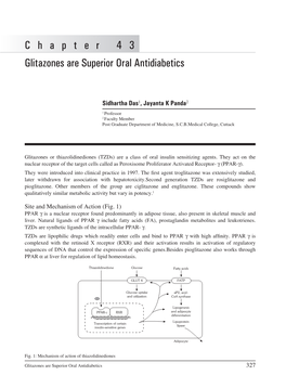 C H a P T E R 4 3 Glitazones Are Superior Oral Antidiabetics