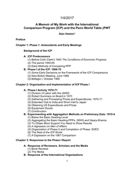 (ICP) and the Penn World Table (PWT