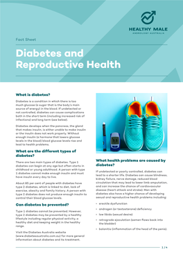 Diabetes and Reproductive Health