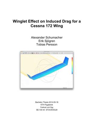 Winglet Effect on Induced Drag for a Cessna 172 Wing