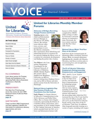 The Voice for America's Libraries