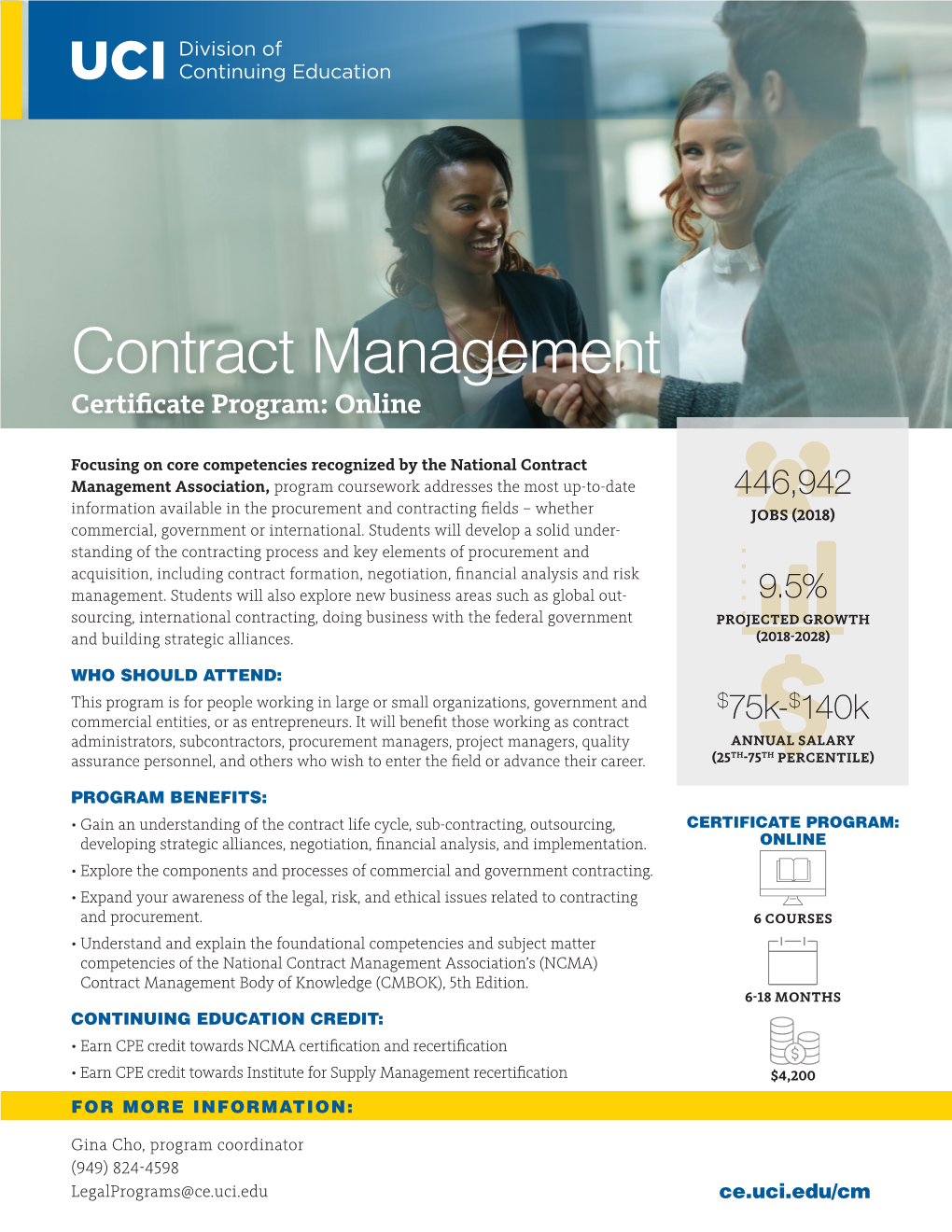 Contract Management Program Flyer